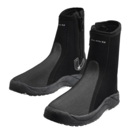Coppia di calzari Heavy Duty 6,5 mm prodotti da Scubapro per immersioni subacquee. Vista frontale